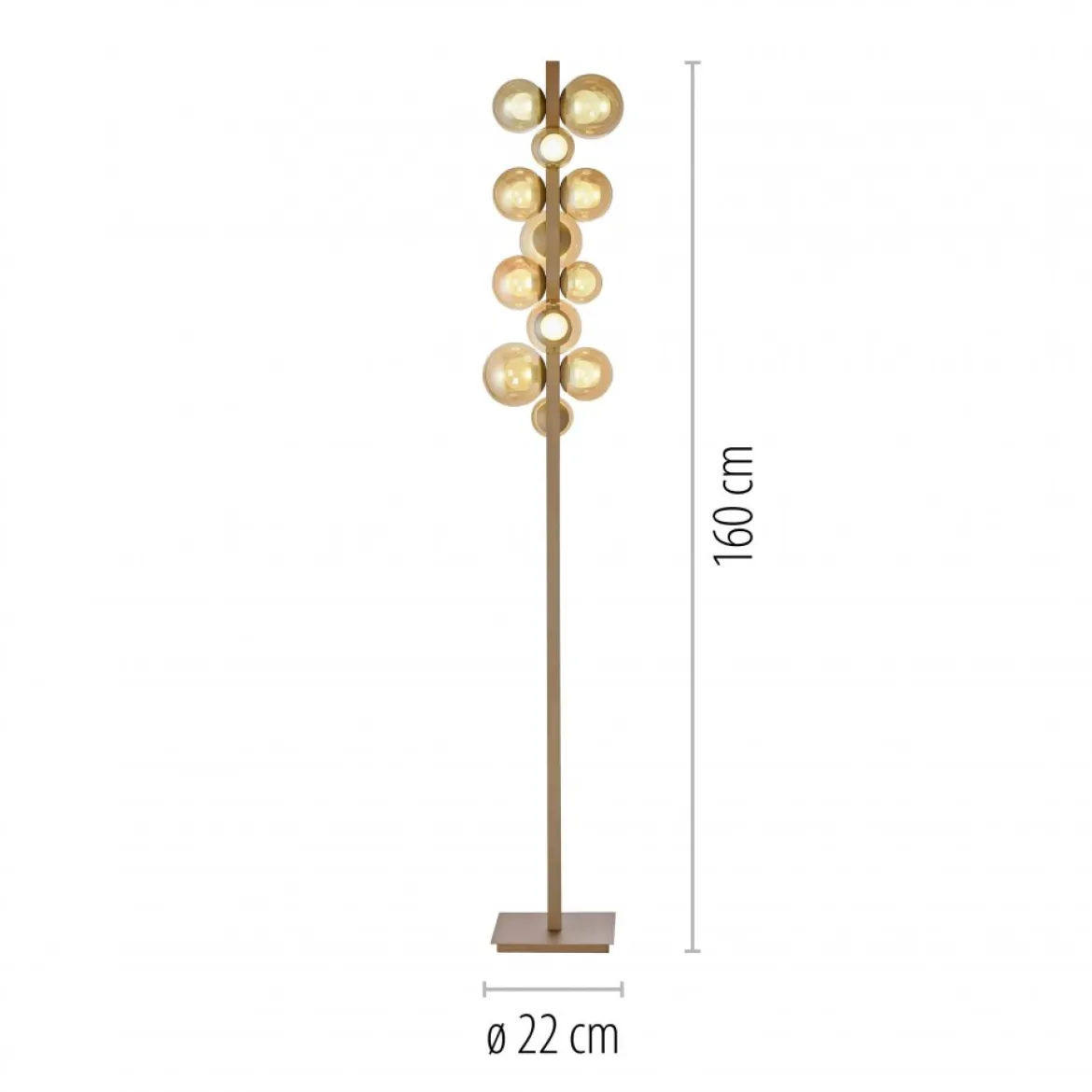 Paul Neuhaus 557-97 Neuhaus PURE Popup LED Stehleuchte bronce