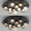 Paul Neuhaus 6588-15 Neuhaus PURE Popup LED Deckenleuchte mystic grey