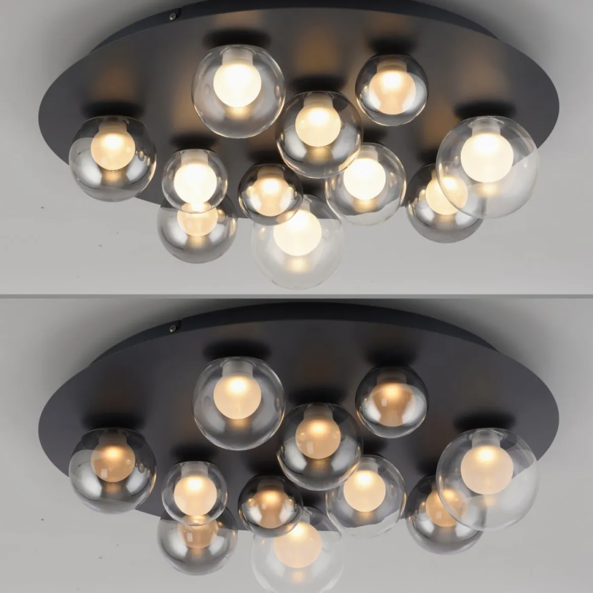 Paul Neuhaus 6588-15 Neuhaus PURE Popup LED Deckenleuchte mystic grey