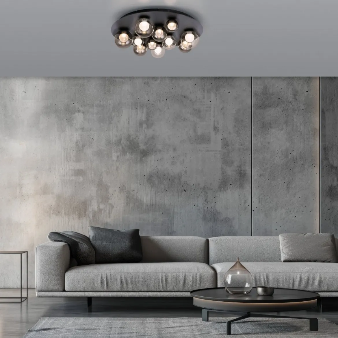 Paul Neuhaus 6588-15 Neuhaus PURE Popup LED Deckenleuchte mystic grey