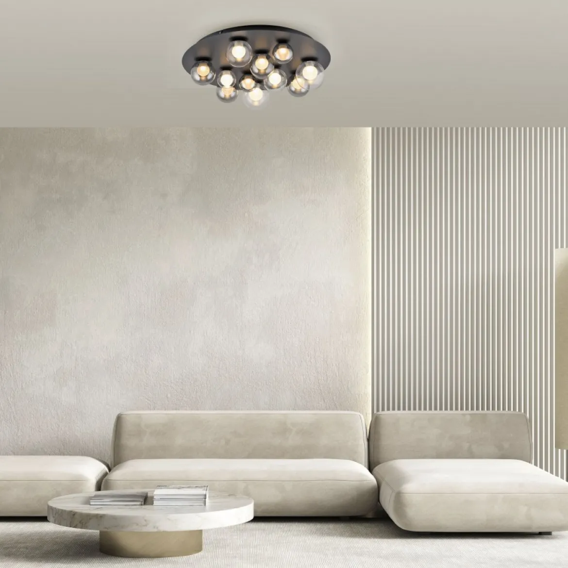 Paul Neuhaus 6588-15 Neuhaus PURE Popup LED Deckenleuchte mystic grey