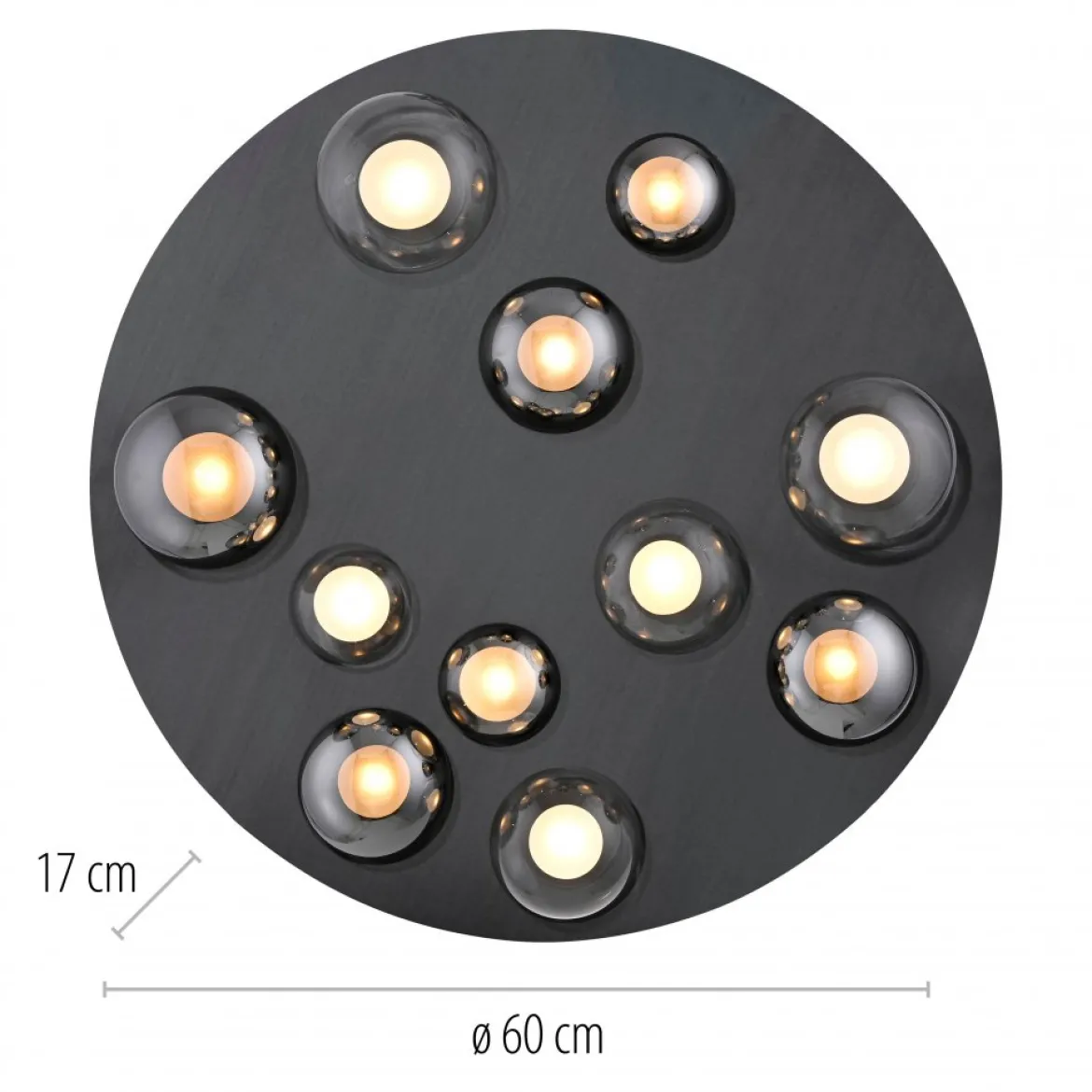 Paul Neuhaus 6588-15 Neuhaus PURE Popup LED Deckenleuchte mystic grey