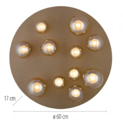 Paul Neuhaus 6588-97 Neuhaus PURE Popup LED Deckenleuchte bronce