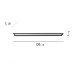 Paul Neuhaus 9114-15 Neuhaus PURE Puro LED Wandleuchte platin 3000K