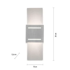 Paul Neuhaus 9007-95 ORMA Wandleuchte 1-flammig Aluminium