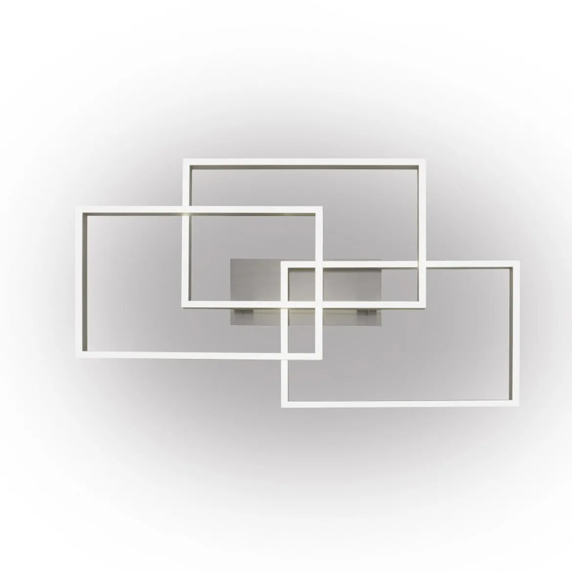 Paul Neuhaus 6232-55 Paan LED Deckenleuchte silberfarbig eckig CCT