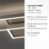 Paul Neuhaus 6231-55 Paan LED Deckenleuchte silberfarbig eckig CCT