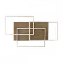 Paul Neuhaus 8330-79 PALMA Deckenleuchte Holzdekor eckig