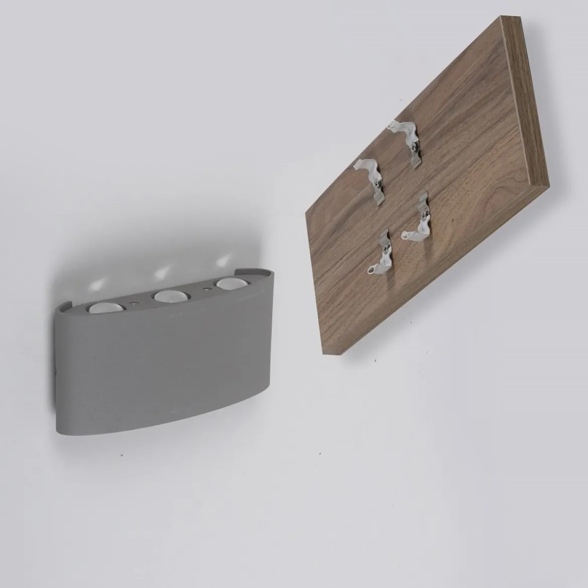 Paul Neuhaus 9478-79 PALMA Wandleuchte Holzdekor
