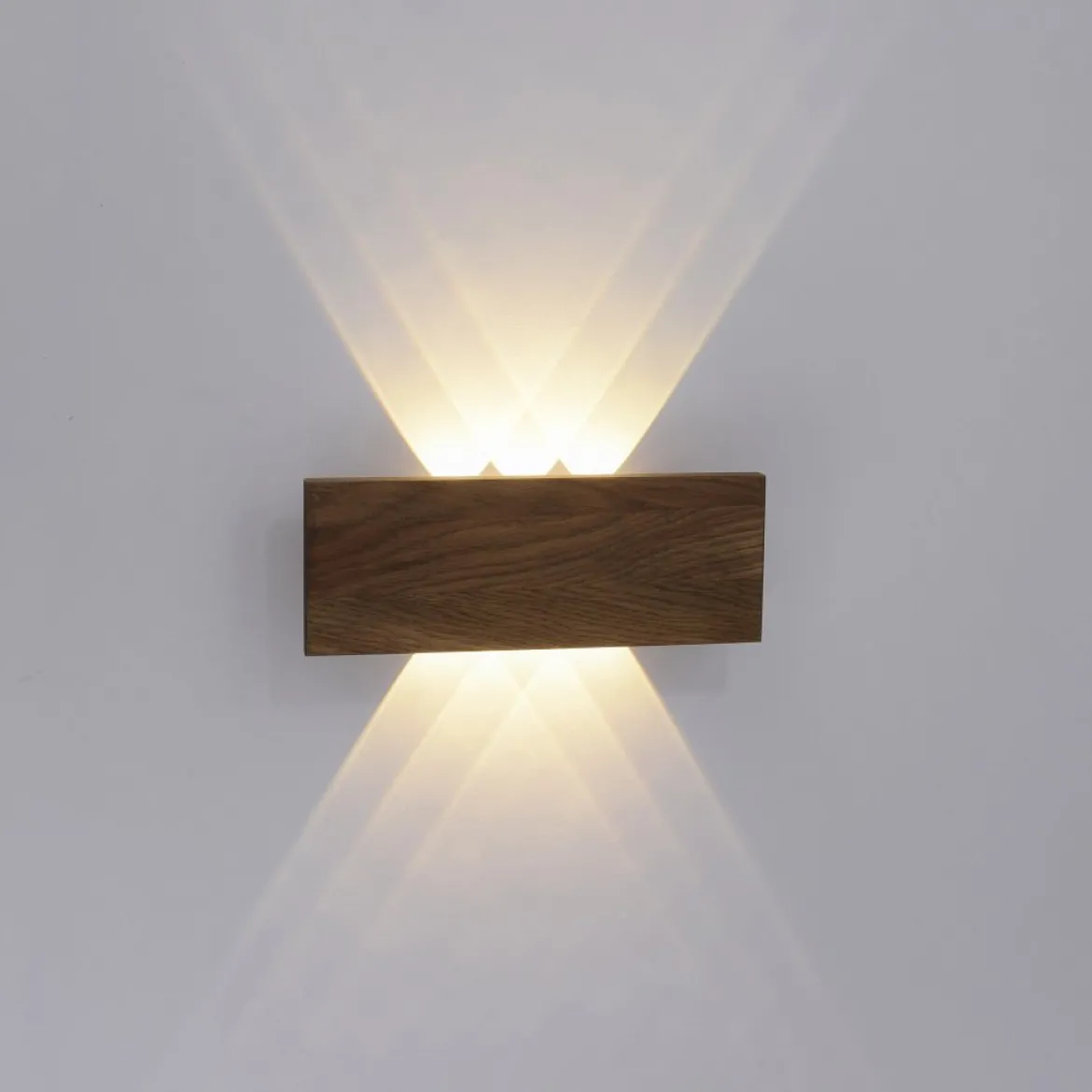 Paul Neuhaus 9478-79 PALMA Wandleuchte Holzdekor