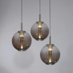Paul Neuhaus 2222-97 PURE E-Infinity Pendelleuchte bronce 3-flammig