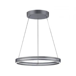 Paul Neuhaus 2551-15 PURE-E-LOOP LED Pendelleuchte mystic grey (grau) elektrisch
