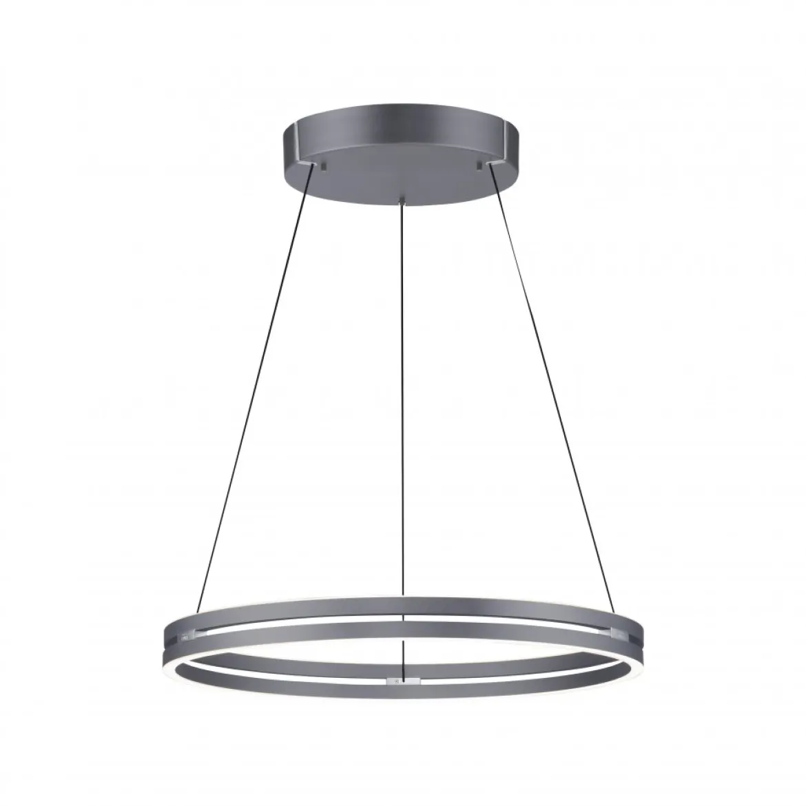 Paul Neuhaus 2551-15 PURE-E-LOOP LED Pendelleuchte mystic grey (grau) elektrisch