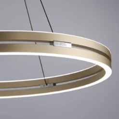Paul Neuhaus 2551-60 PURE-E-LOOP LED Pendelleuchte ivory gold elektrisch