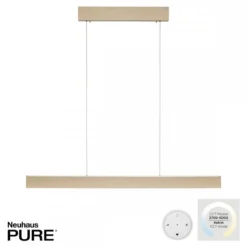 Paul Neuhaus 2570-60 PURE E-MOTION LED Pendelleuchte imperial gold höhenverstellbar
