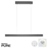 Paul Neuhaus 2570-15 PURE E-MOTION LED Pendelleuchte platin (grau) höhenverstellbar