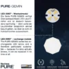 Paul Neuhaus 6527-95 PURE-GEMIN LED-XMO Deckenleuchte 12-flammig mehrfarbig