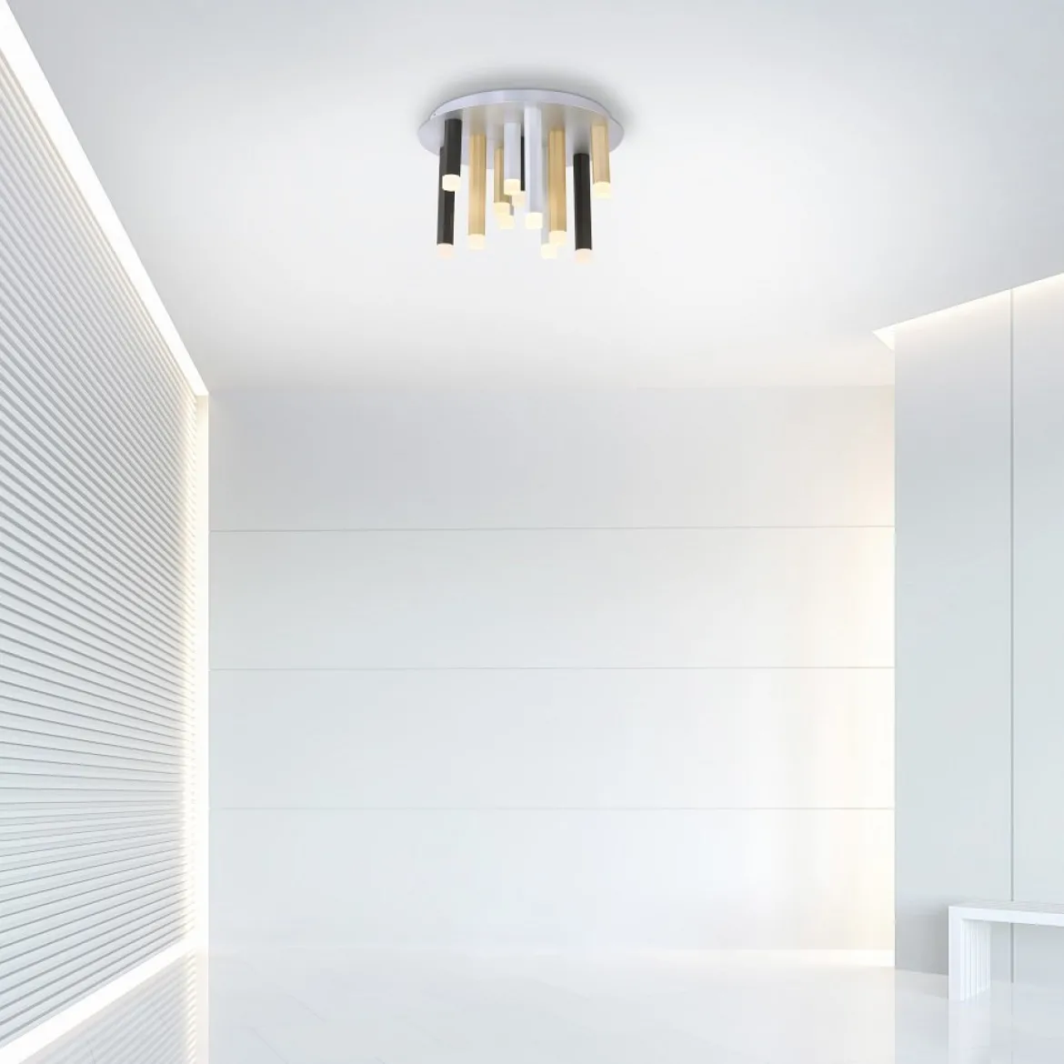 Paul Neuhaus 6527-95 PURE-GEMIN LED-XMO Deckenleuchte 12-flammig mehrfarbig