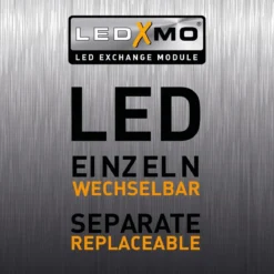 Paul Neuhaus 9012-95 PURE-GEMIN LED-XMO Wandleuchte aluminium