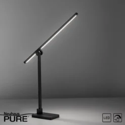 Paul Neuhaus 4407-18 PURE-GRAFO LED Tischleuchte schwarz dimmbar