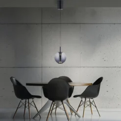 Paul Neuhaus 2220-15 PURE Infinity Pendelleuchte mystic grey 1-flammig