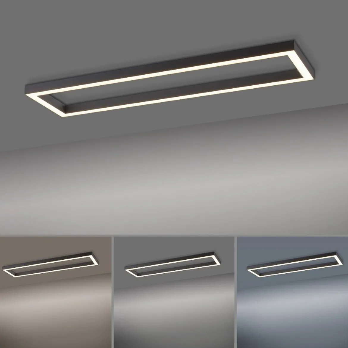 Paul Neuhaus 6023-13 PURE-LINES LED Deckenleuchte graphite CCT