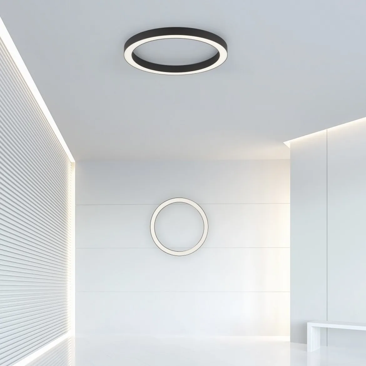 Paul Neuhaus 6309-13 PURE-LINES LED Deckenleuchte graphite CCT 50cm