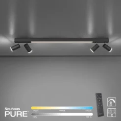 Paul Neuhaus 6121-13 PURE-LINES LED Deckenleuchte graphite CCT