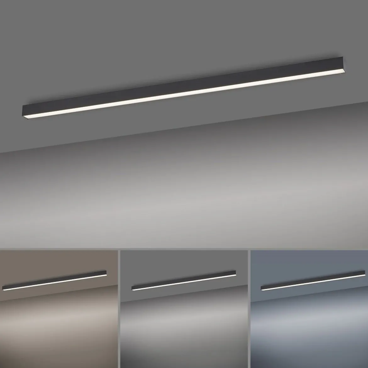 Paul Neuhaus 6021-13 PURE-LINES LED Deckenleuchte graphite CCT