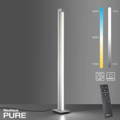Paul Neuhaus 421-95 PURE-LINES LED Stehleuchte stone (alu) CCT
