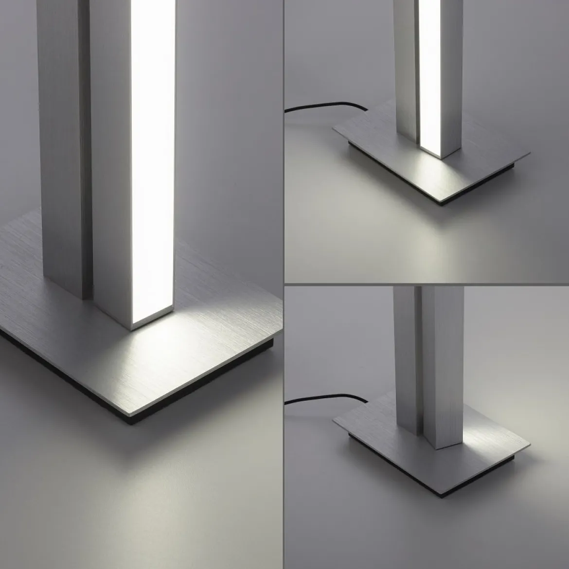 Paul Neuhaus 421-95 PURE-LINES LED Stehleuchte stone (alu) CCT