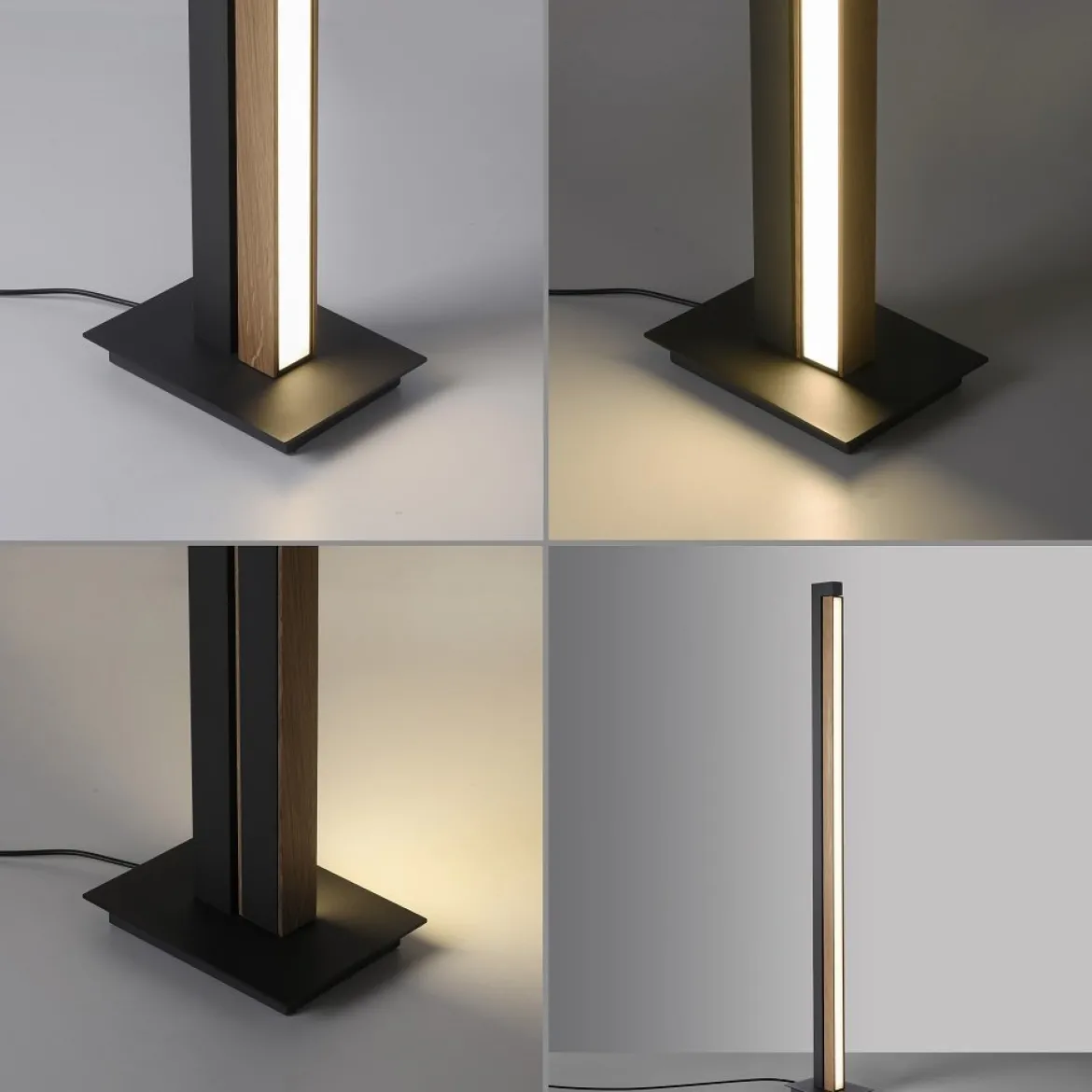 Paul Neuhaus 451-79 PURE-LINES LED Stehleuchte oak graphite CCT