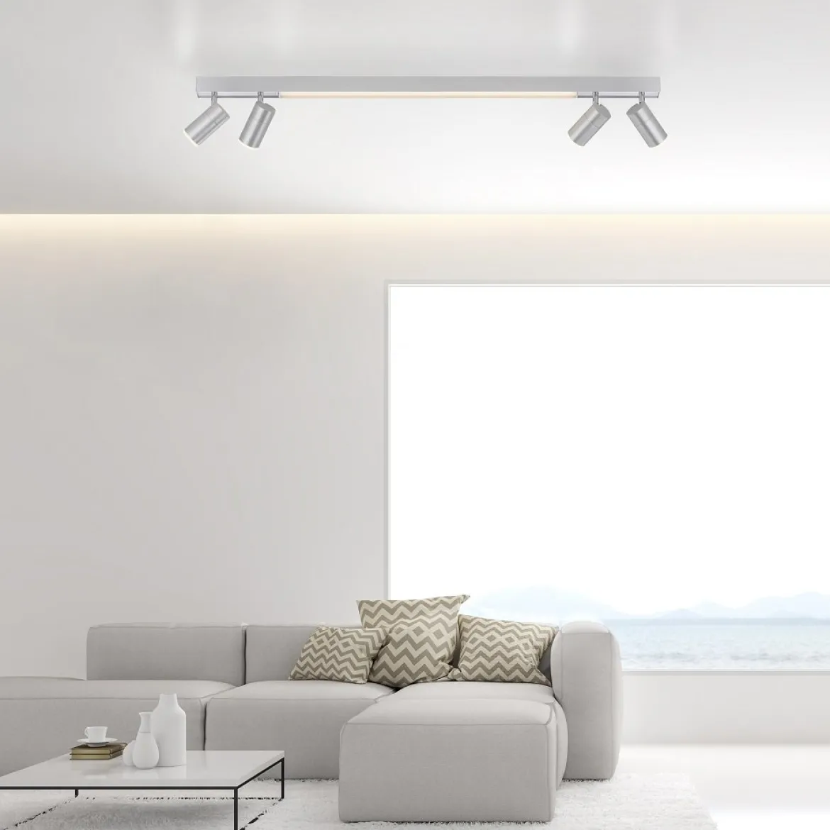 Paul Neuhaus 6121-95 PURE LINES LED Strahler diamond (alu) CCT
