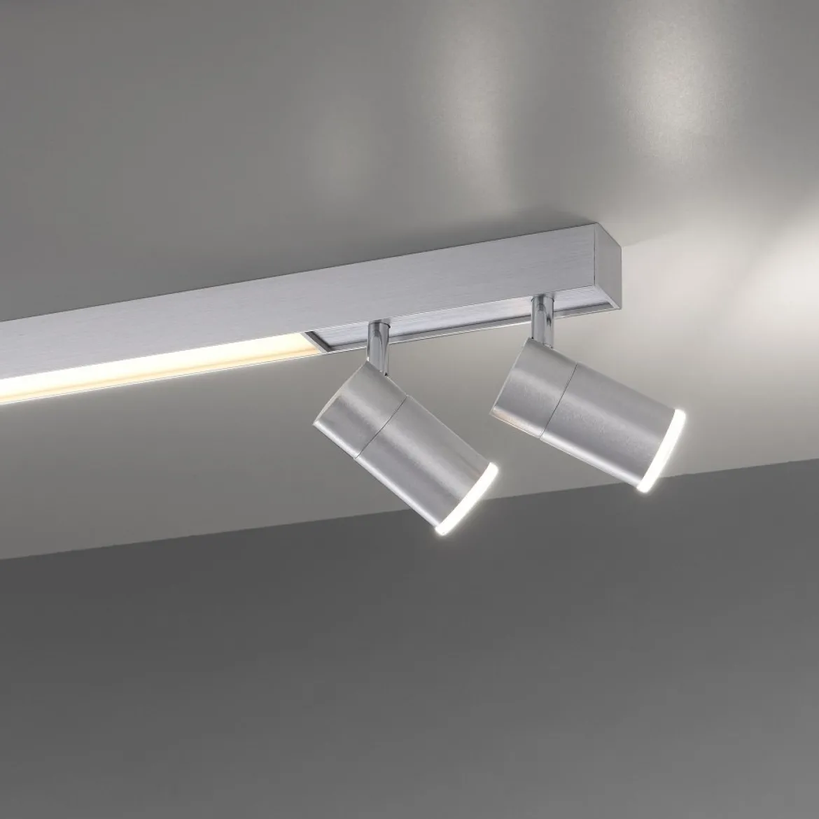 Paul Neuhaus 6121-95 PURE LINES LED Strahler diamond (alu) CCT