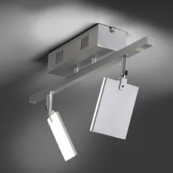 Paul Neuhaus 6354-95 PURE-MIRA LED Deckenleuchte 2-flammig diamond (alu) CCT