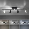 Paul Neuhaus 6356-18 PURE-MIRA LED Deckenleuchte 4-flammig black pearl CCT