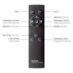 Paul Neuhaus 6356-18 PURE-MIRA LED Deckenleuchte 4-flammig black pearl CCT
