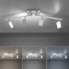 Paul Neuhaus 6356-95 PURE-MIRA LED Deckenleuchte 4-flammig diamond (alu) CCT