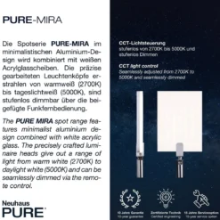 Paul Neuhaus 6358-95 PURE-MIRA LED Deckenleuchte 6-flammig diamond (alu) CCT