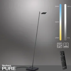 Paul Neuhaus 356-18 PURE-MIRA LED Stehleuchte black pearl CCT