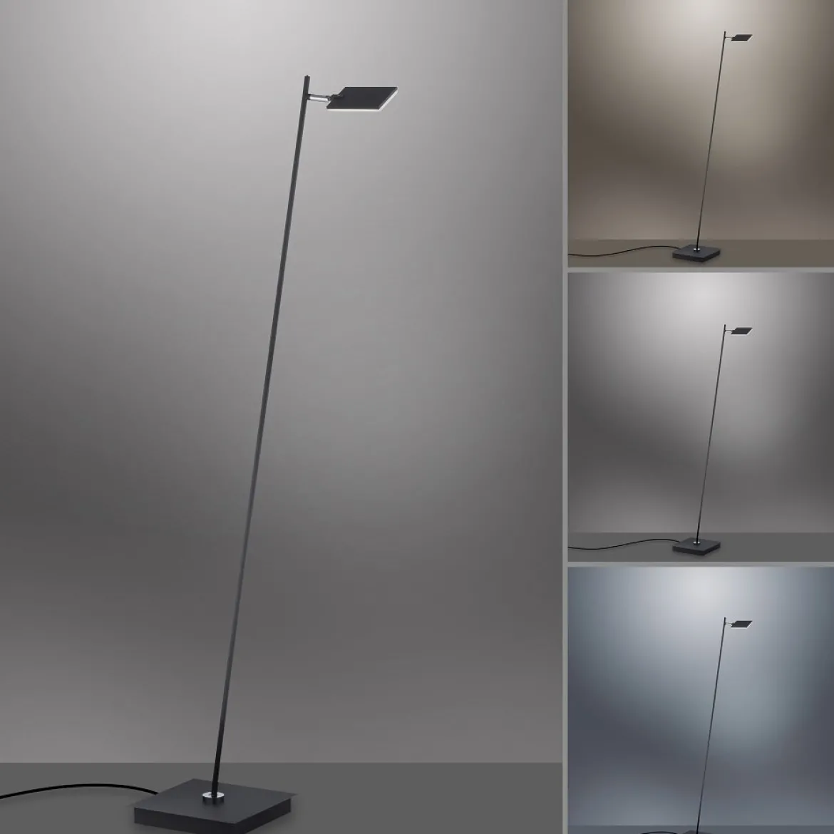 Paul Neuhaus 356-18 PURE-MIRA LED Stehleuchte black pearl CCT