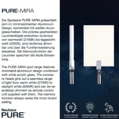 Paul Neuhaus 356-18 PURE-MIRA LED Stehleuchte black pearl CCT
