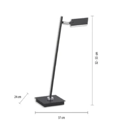 Paul Neuhaus 4356-18 PURE-MIRA LED Tischleuchte black pearl CCT