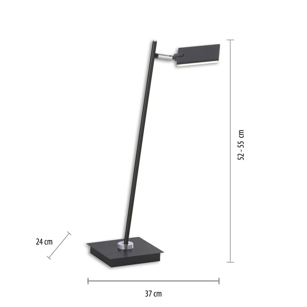 Paul Neuhaus 4356-18 PURE-MIRA LED Tischleuchte black pearl CCT