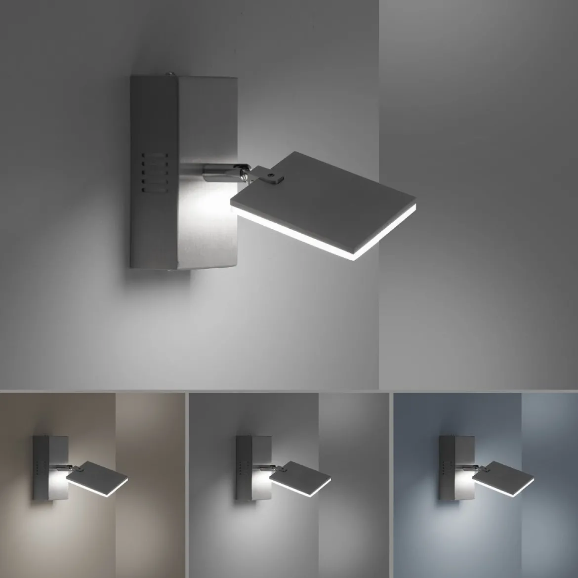 Paul Neuhaus 9353-95 PURE MIRA LED Wandleuchte diamond (alu) CCT
