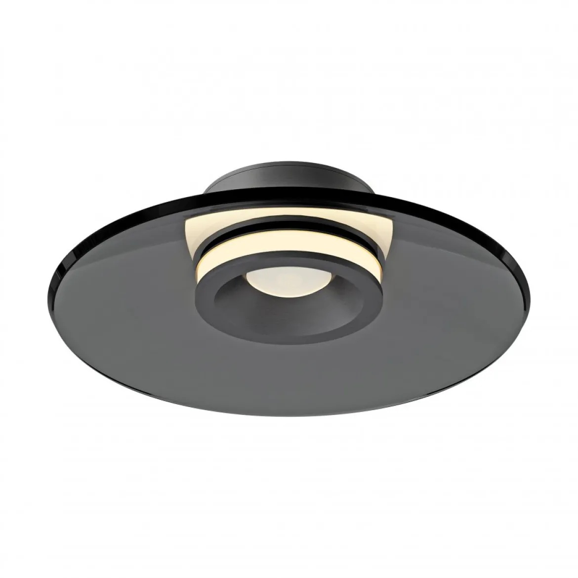 Paul Neuhaus 6094-15 PURE Moon Deckenleuchte platin grau 32cm dimmbar