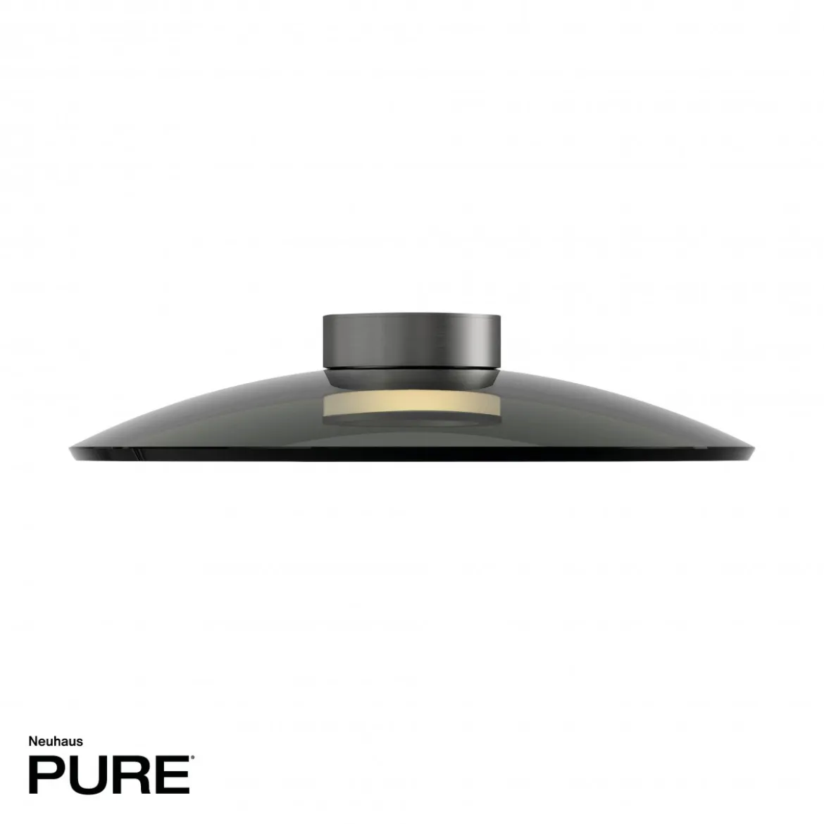 Paul Neuhaus 6095-15 PURE Moon Deckenleuchte platin grau 50cm dimmbar
