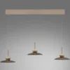 Paul Neuhaus 2193-97 PURE Moon LED Pendelleuchte bronce 3-flammig