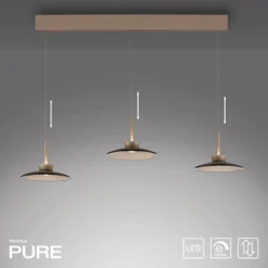 Paul Neuhaus 2193-97 PURE Moon LED Pendelleuchte bronce 3-flammig