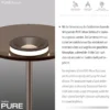 Paul Neuhaus 594-97 PURE Moon LED Stehleuchte bronce Touchdimmer